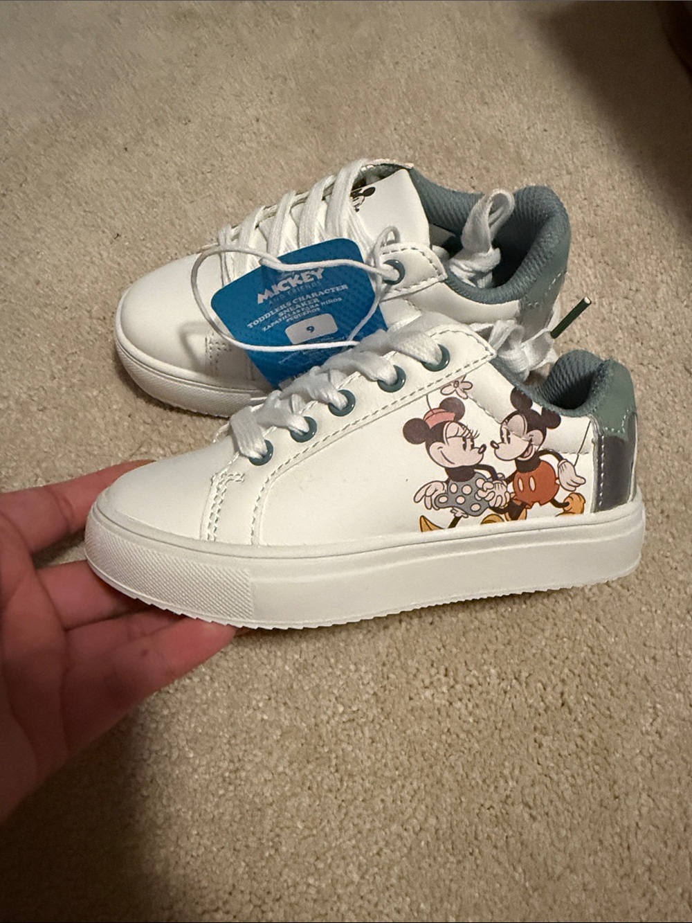 Mickey and Minnie sneakers